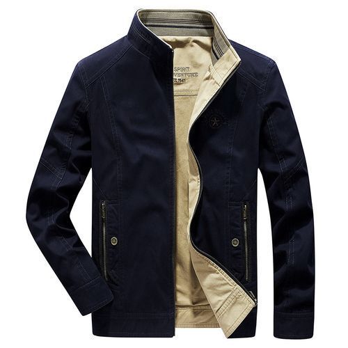 100% Cotton Zipper Fashion Embriodery Bomber Man Jacket