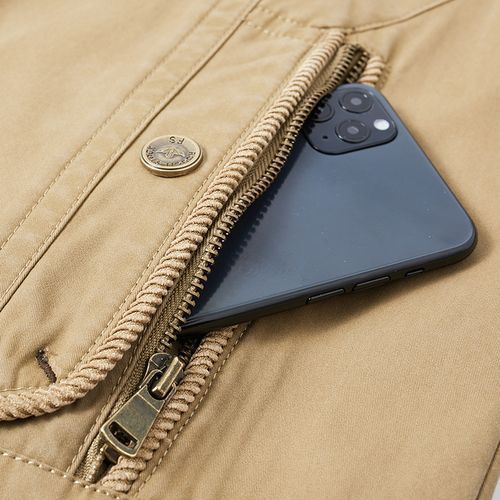 100% Cotton Zipper Fashion Embriodery Bomber Man Jacket