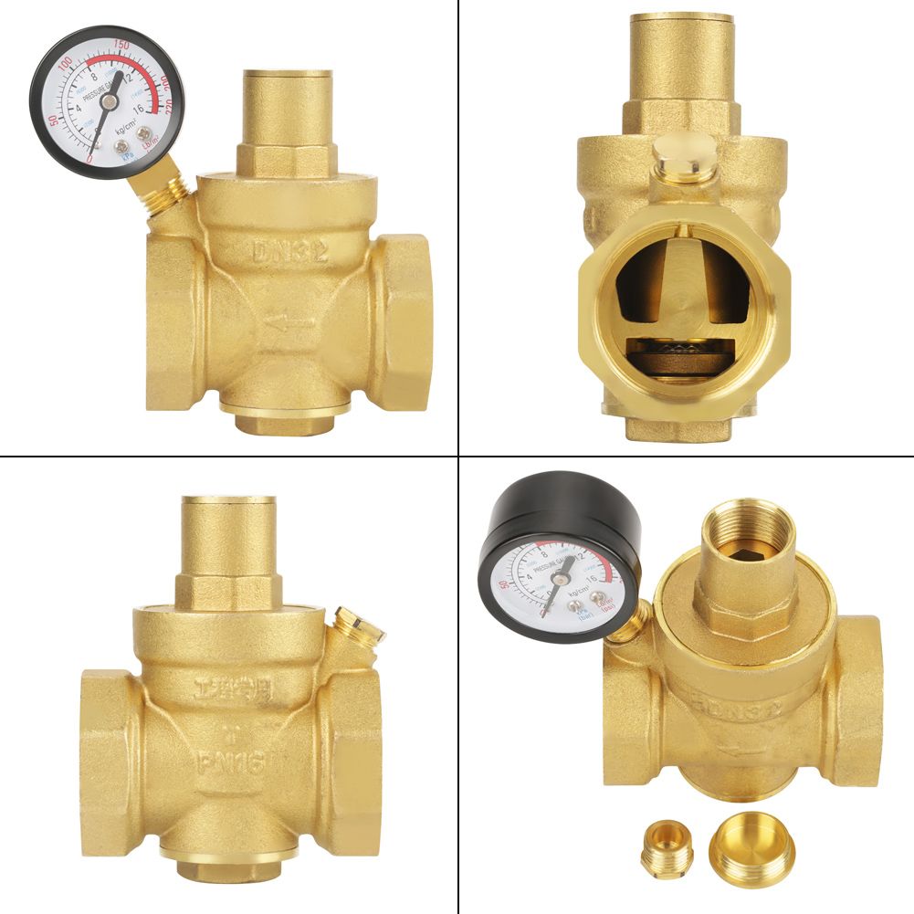 BSP DN32 Br Water Pressure Reducing Vae With Adjustable
