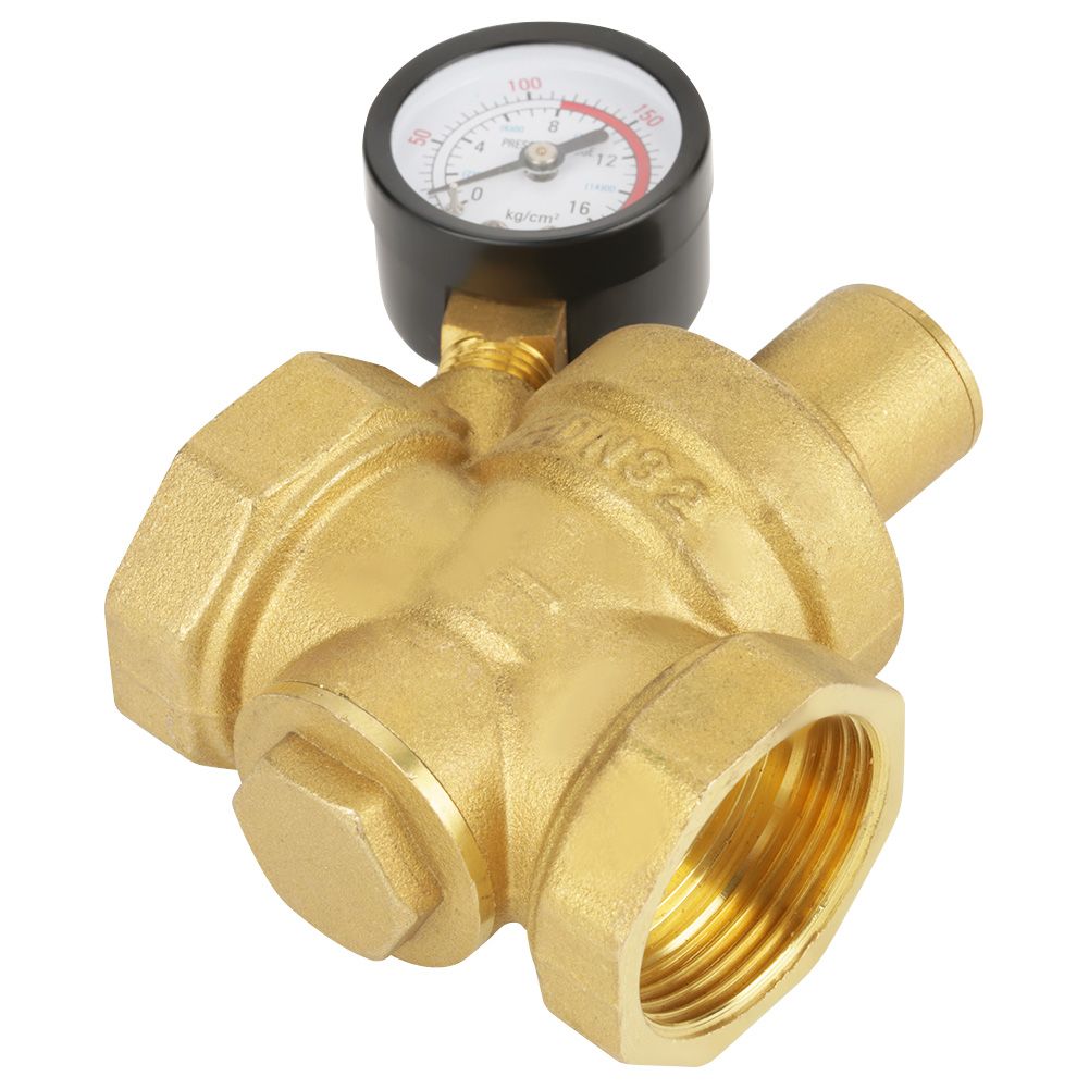 BSP DN32 Br Water Pressure Reducing Vae With Adjustable