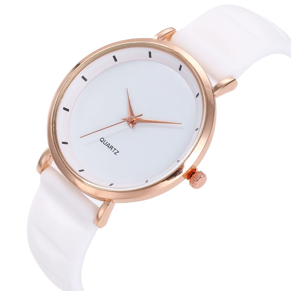 Jelly Silicone Women Watches Quartz Clock Wristwatches