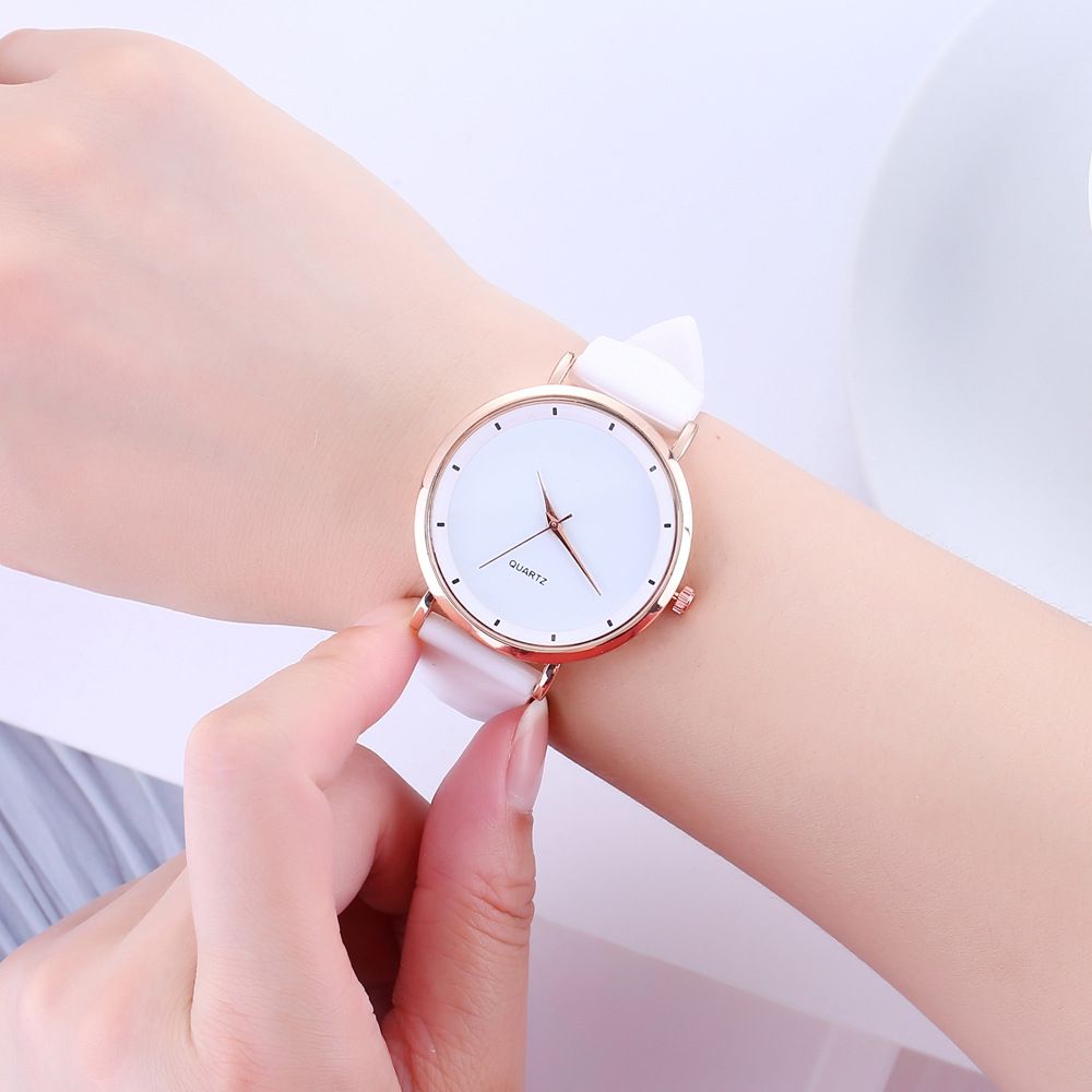 Jelly Silicone Women Watches Quartz Clock Wristwatches