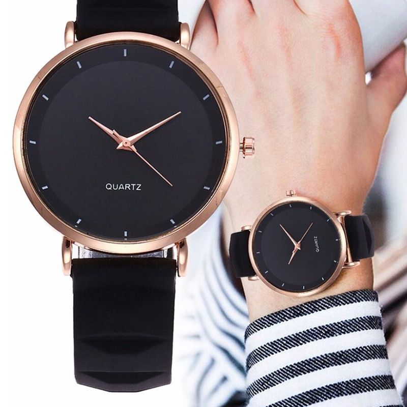 Jelly Silicone Women Watches Quartz Clock Wristwatches