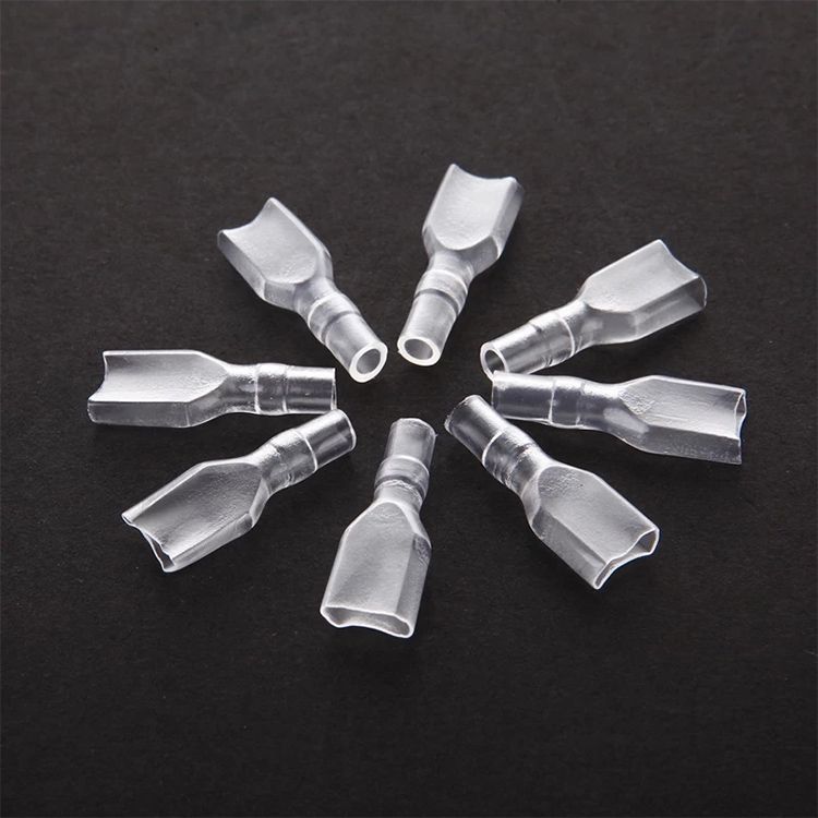 500x 6.3mm Crimp Terminal Female Spade Connector + Case
