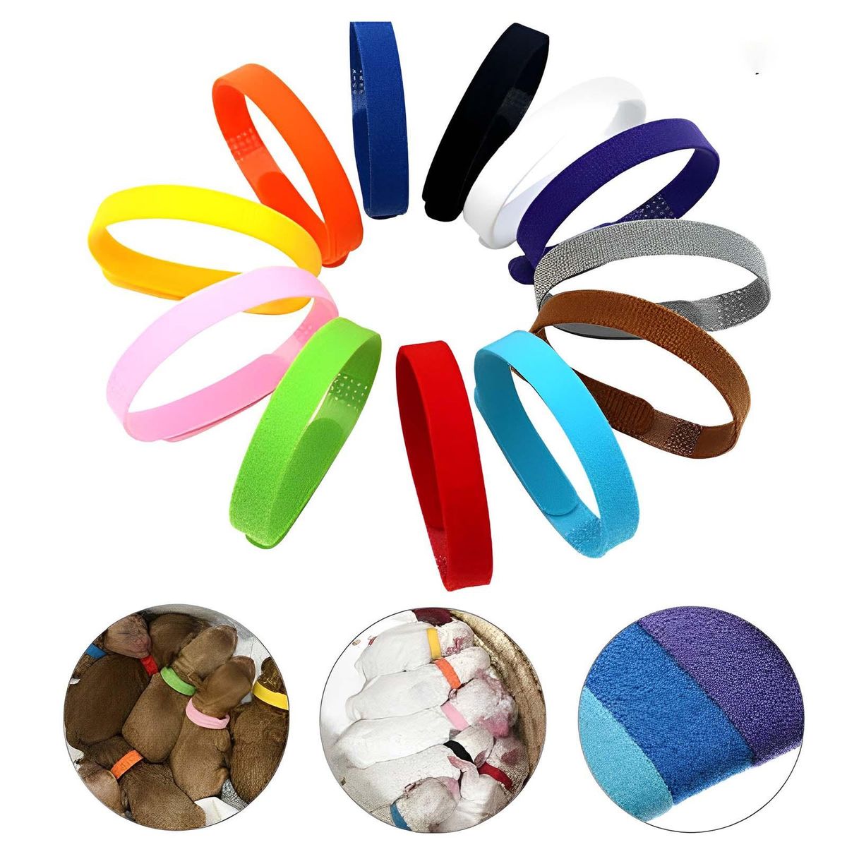 12Pcs 20cm Puppy Collars Comfortable Personalised Newborn