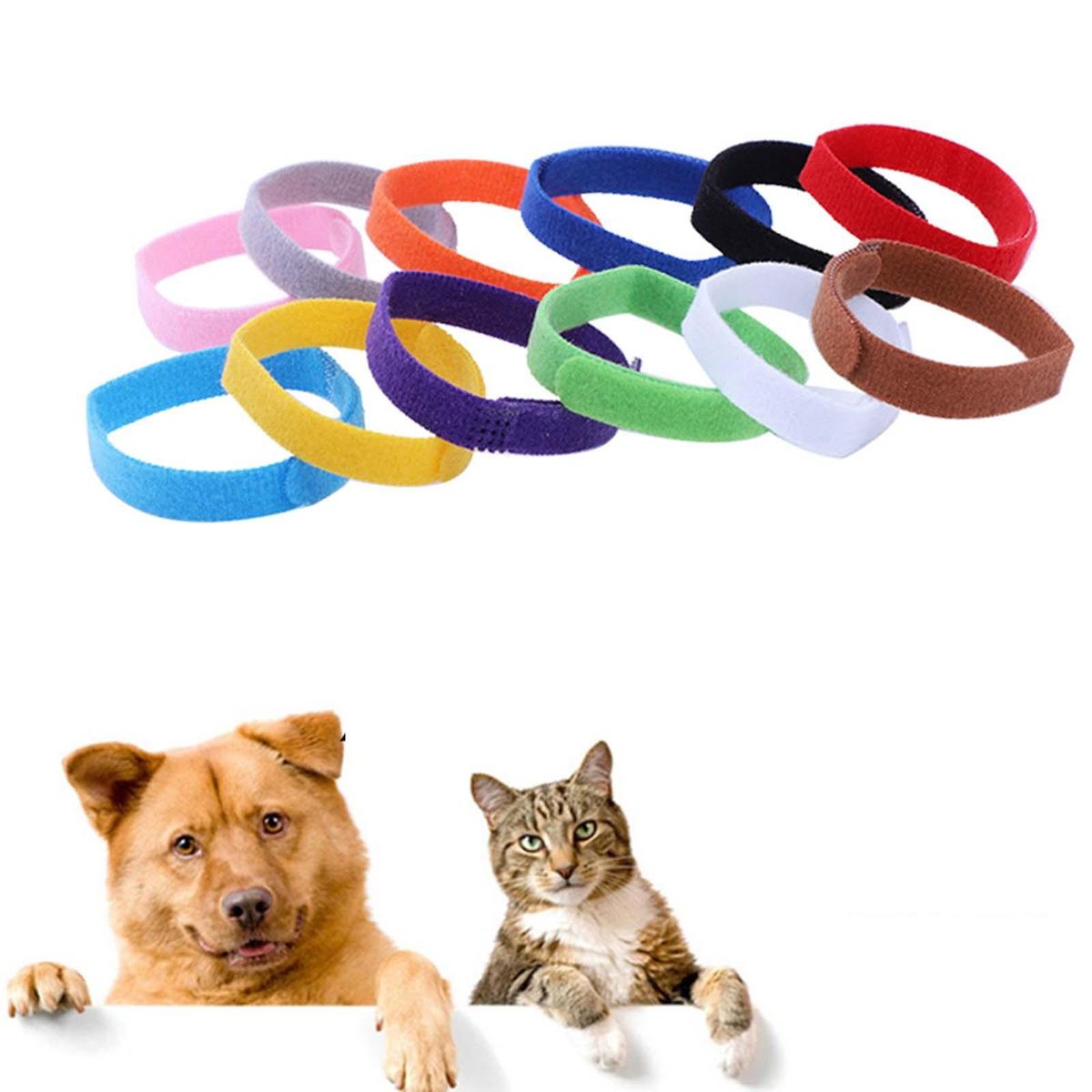 12Pcs 20cm Puppy Collars Comfortable Personalised Newborn