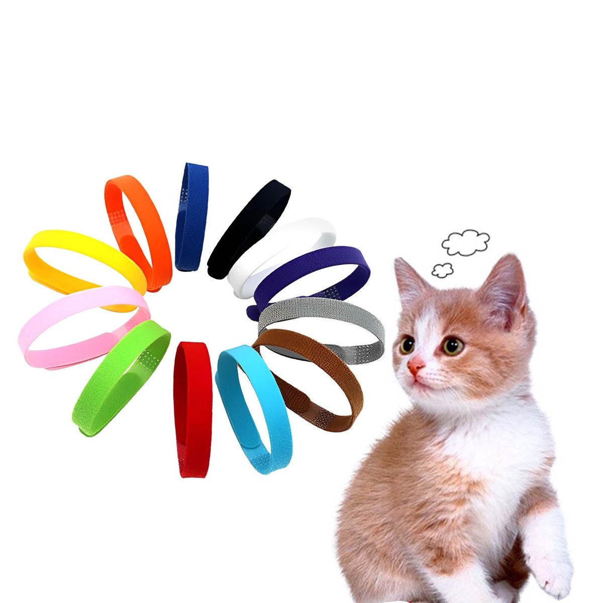 12Pcs 20cm Puppy Collars Comfortable Personalised Newborn