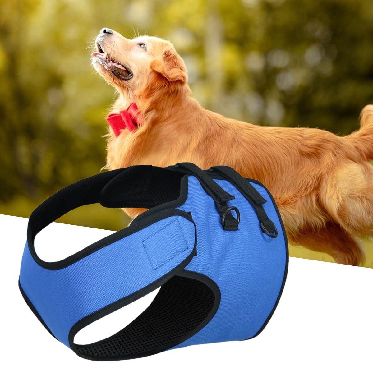 Dog Vest Harness Soft Comfortable Pet Leg Assistance Harness Blue