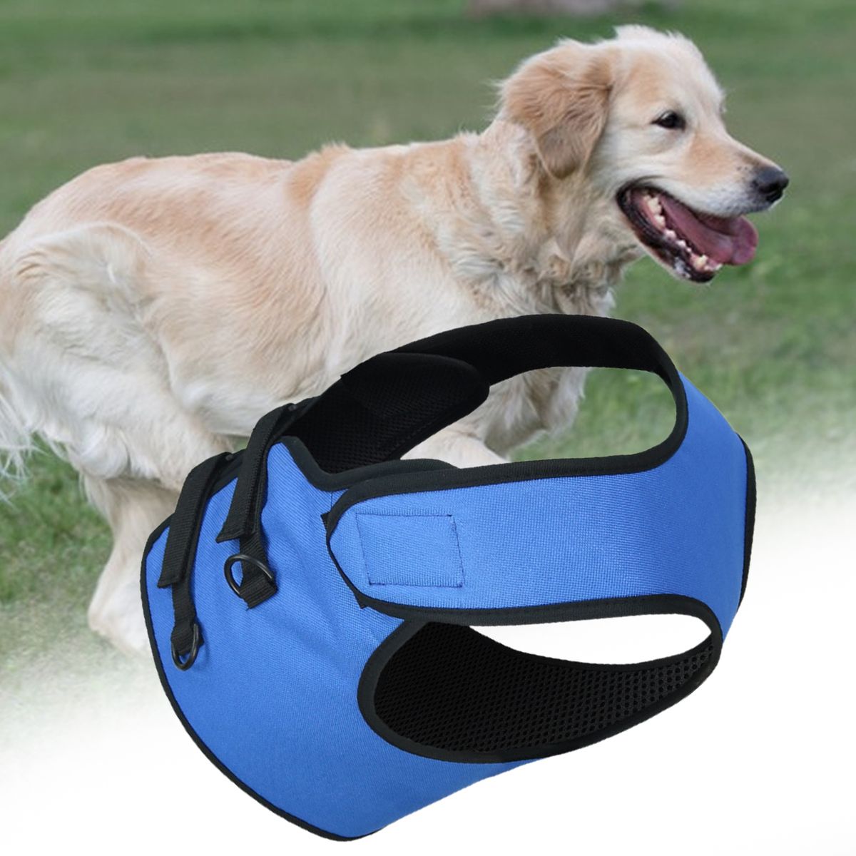 Dog Vest Harness Soft Comfortable Pet Leg Assistance Harness Blue