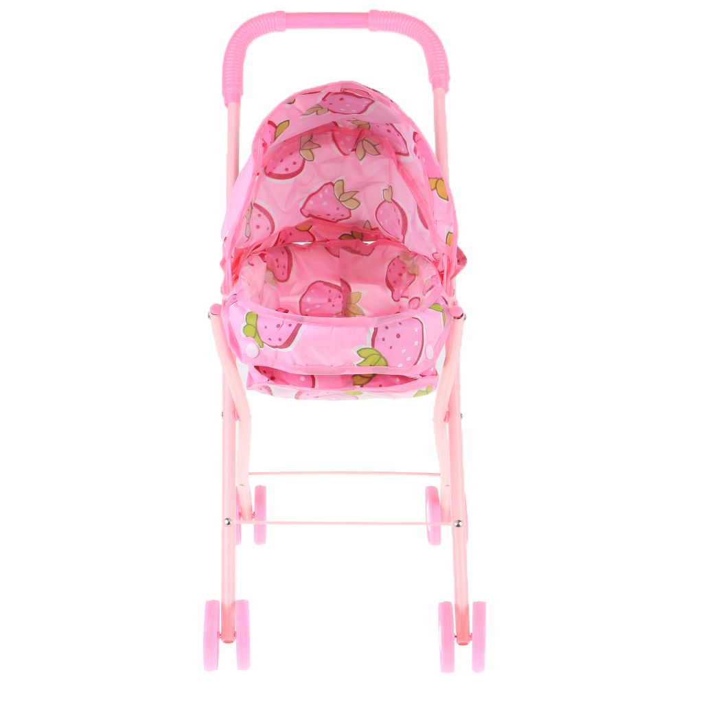 Baby Simulation Pushchair Push Mini Cart Doll Toy Trolley
