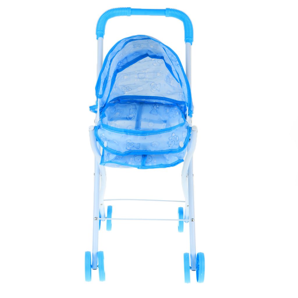 Baby Simulation Pushchair Push Mini Cart Doll Toy Trolley