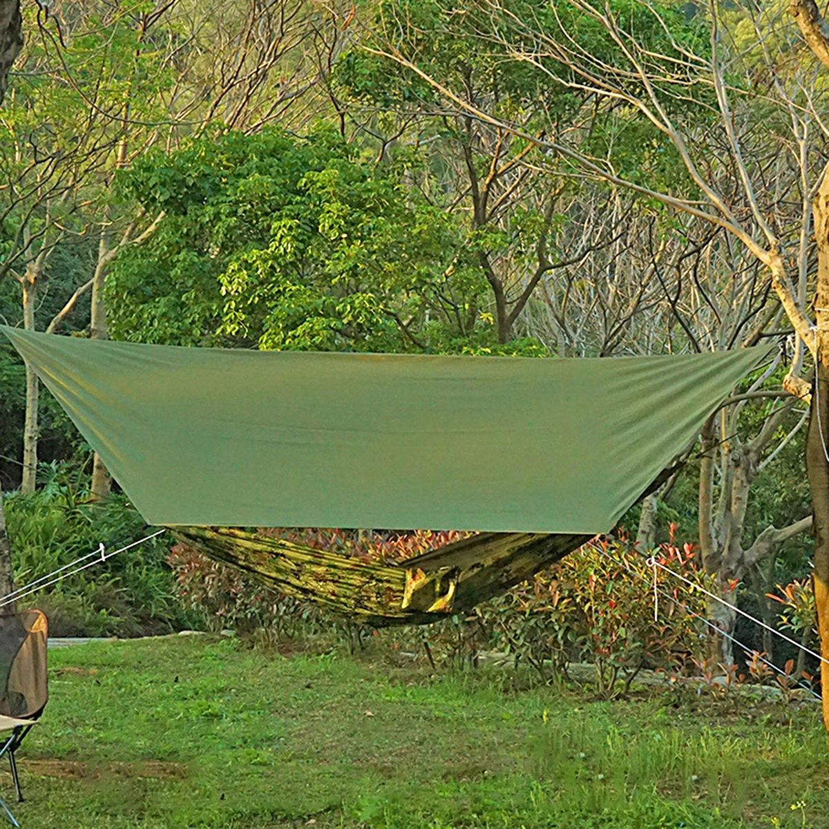 1 Set Tent Pad Octagonal Tent Pad with Storage Bag Accessories