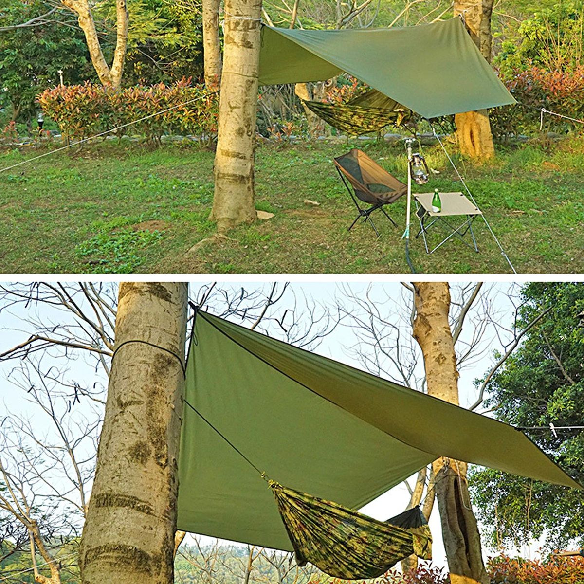 1 Set Tent Pad Octagonal Tent Pad with Storage Bag Accessories