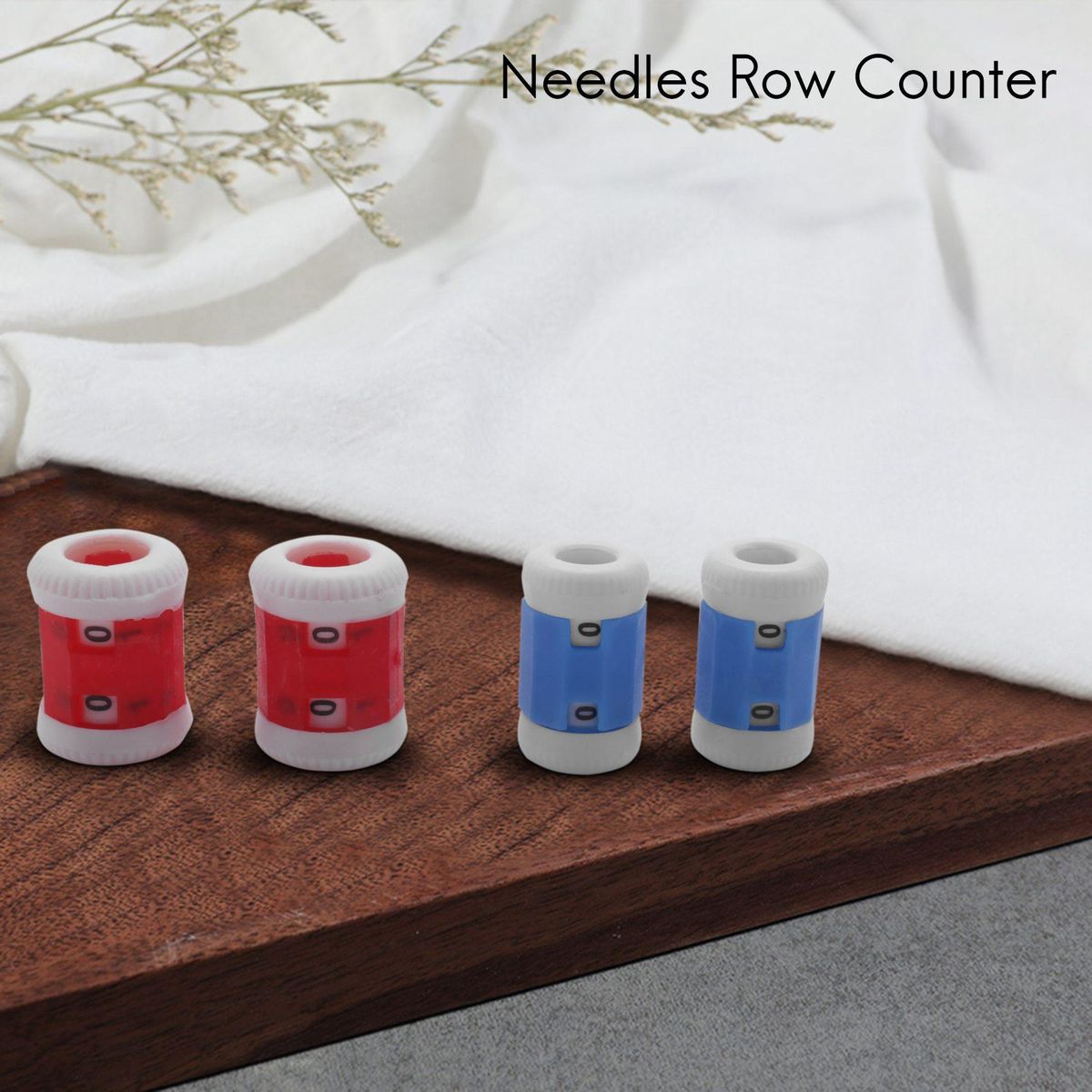 2 Red Plastic Knit Knitting s Row Counter 2 Small Blue Plastic Knit Knitting s Row Counter  22 * 15cmSmall 22 * 12cm
