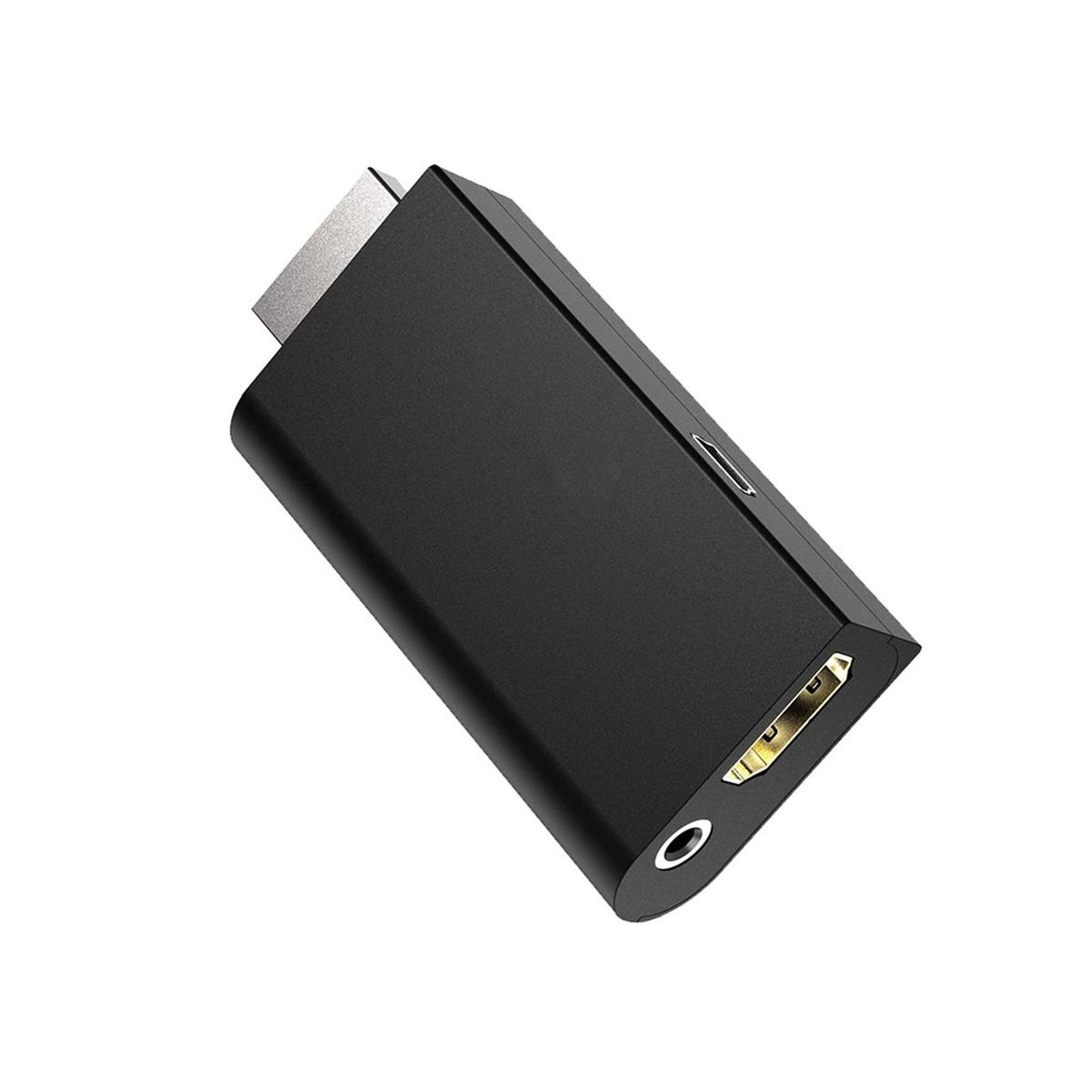 1 Set HDMI-compatible Splitter for PS 2 to HDMI-compatible High Resolution Audio Adapter Black