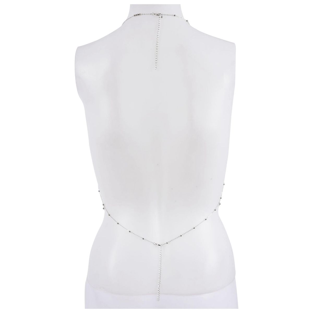 Bikini Bralette Chain Harness Body Chain For Women Silver