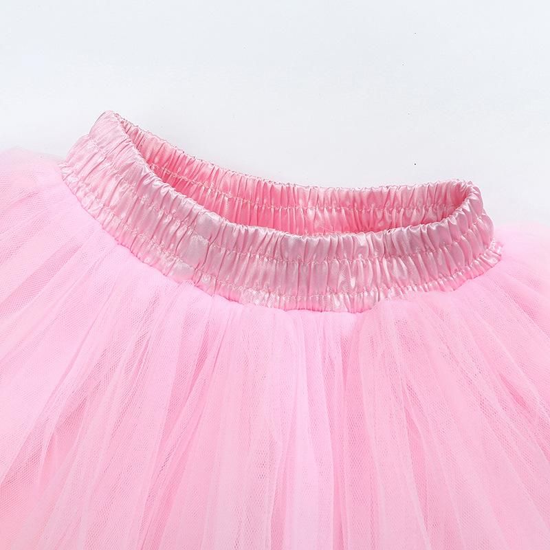 Tutu Dress Girl Baby Party Fluffy Rainbow Dress