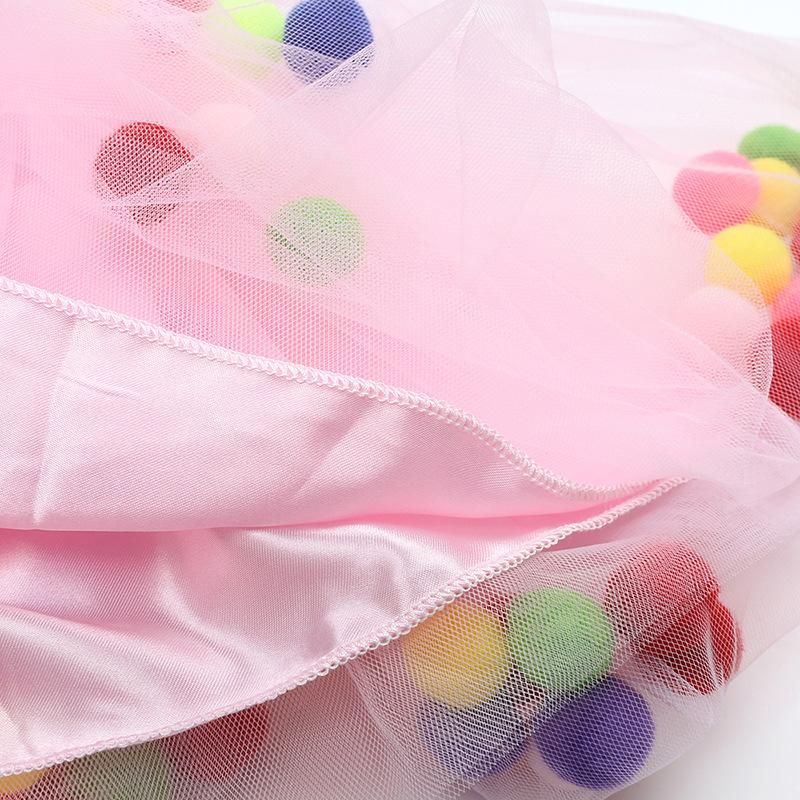 Tutu Dress Girl Baby Party Fluffy Rainbow Dress
