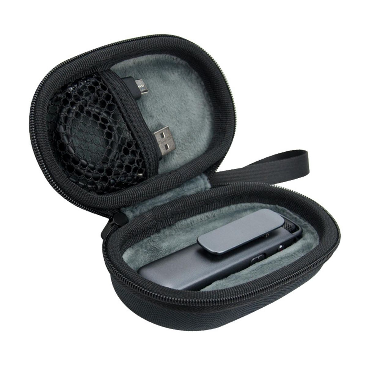 Hard Shell Storage Bag Iflytek H1 Voice Recorder Case Portable for Pen Black