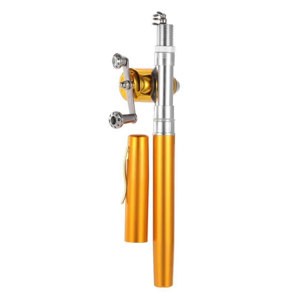 Fishing Rod Reel Combo Set Mini Telescopic Portable Pocket