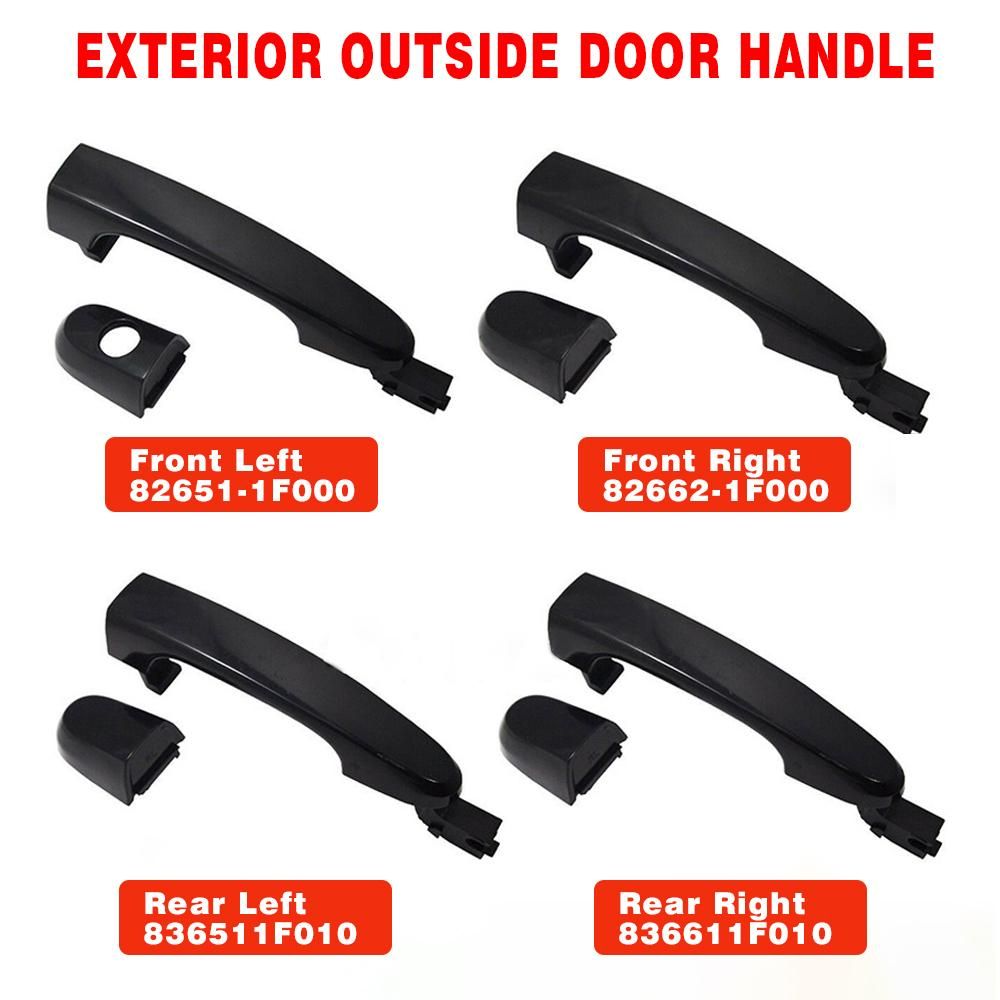 A Set Car High Quality New Exterior Outside Door Handle Front Left/ Right For KIA Sportage 2005 - 2010 82651-1F000  82662-1F000