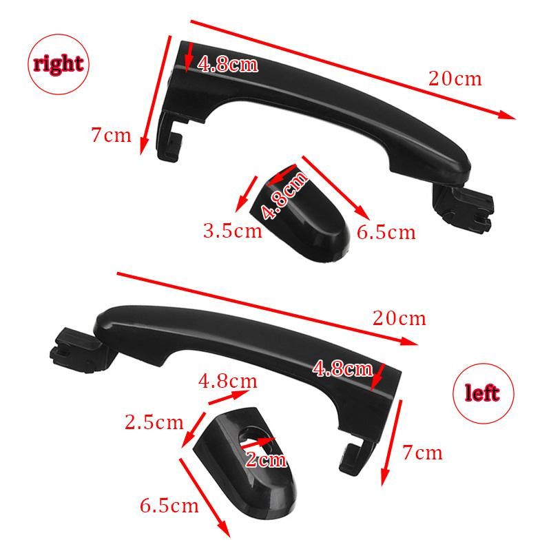 A Set Car High Quality New Exterior Outside Door Handle Front Left/ Right For KIA Sportage 2005 - 2010 82651-1F000  82662-1F000