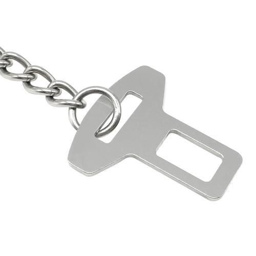 Stainless Steel Dog Chain Leash Dog Car Seat Belt Safety Pet  Vehicle Seatbelt Dog Supplies Safety Lever Auto Traction Products