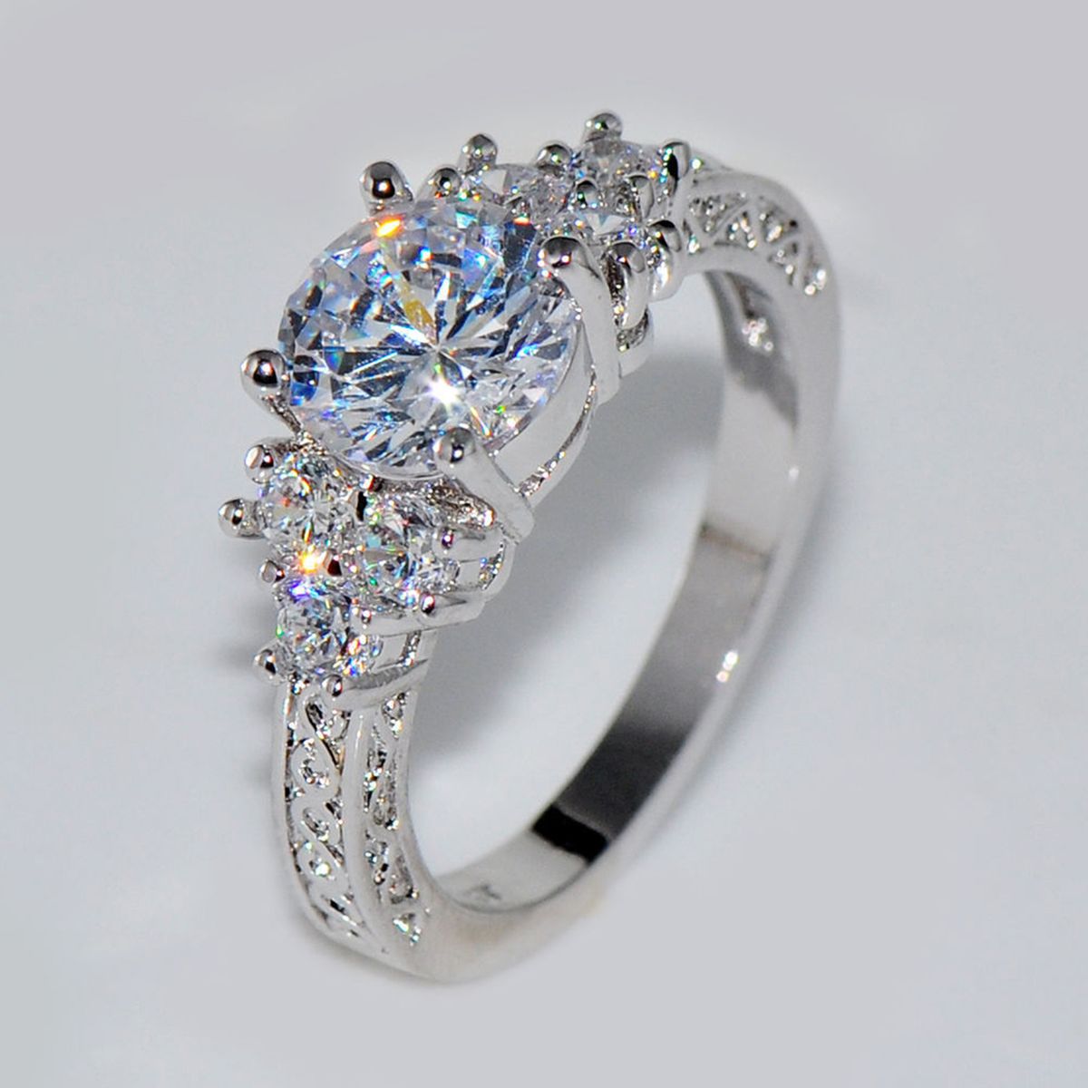 European And American Popular Engagement Diamond Rings-US 6