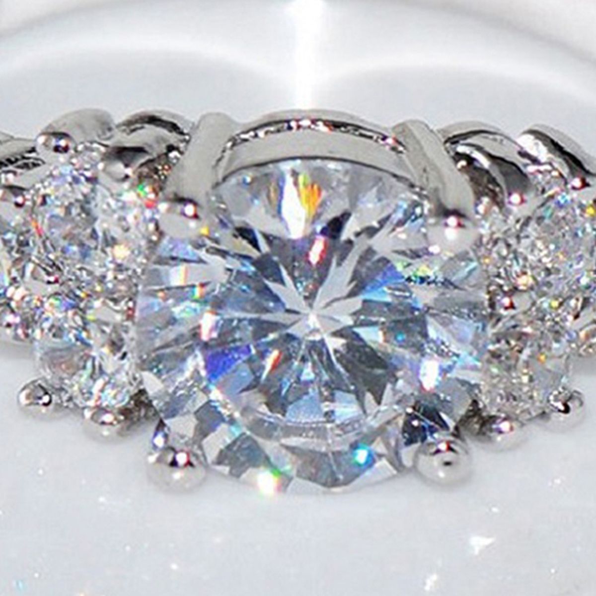 European And American Popular Engagement Diamond Rings-US 6