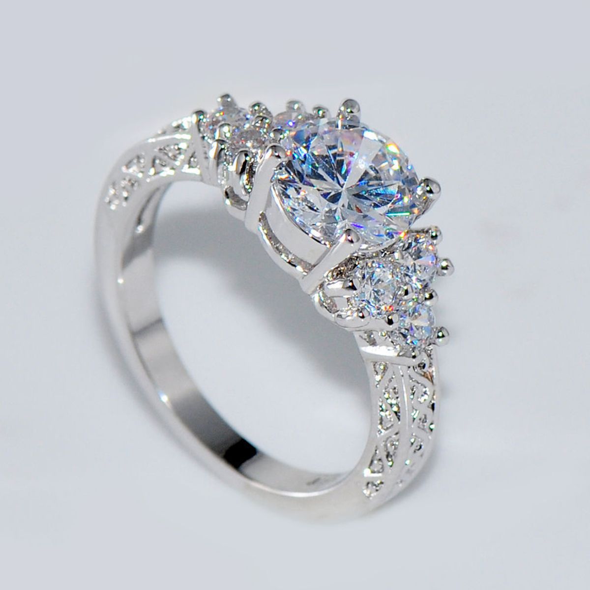 European And American Popular Engagement Diamond Rings-US 6