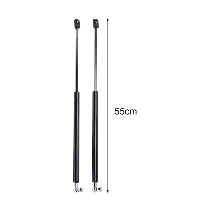 2Pcs Carbon Steel Front Hood Lift Support Hydraulic-Black