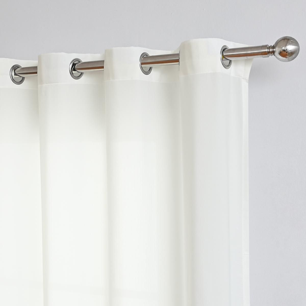 2PC Curtains Household Blackout Phantom Veils Translucent Light Transmission Protect Privacy Can be Worn Rods