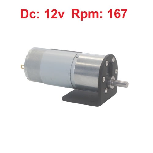 Forward And Reverse Self-locking Dc Worm Gear Motor -167 Rpm