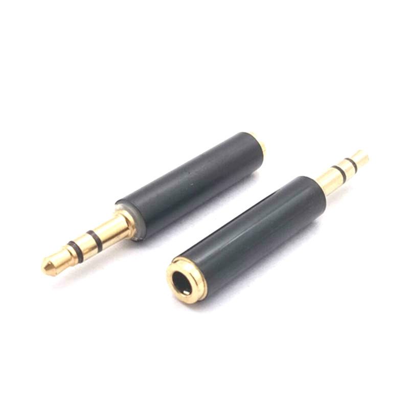 10 PCS 3.5mm 3 Section Revolution 4 Section Female Mobile Phone Headset Adapter Male To Female Audio Extension Adapter