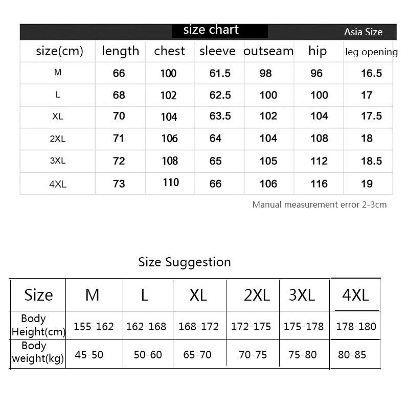 Two-piece Outdoor Zipper Sweatshirt Pants Men Set Sweatsuit