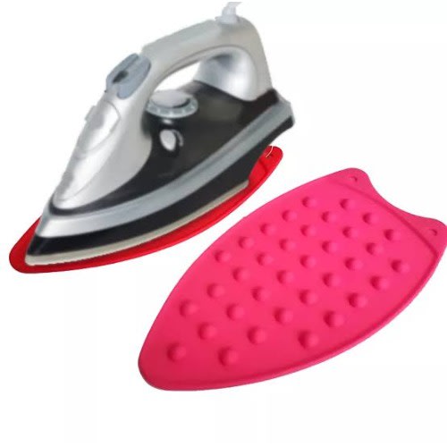 Heat Resistant Silicone Protection Ironing Rest Pad - Red