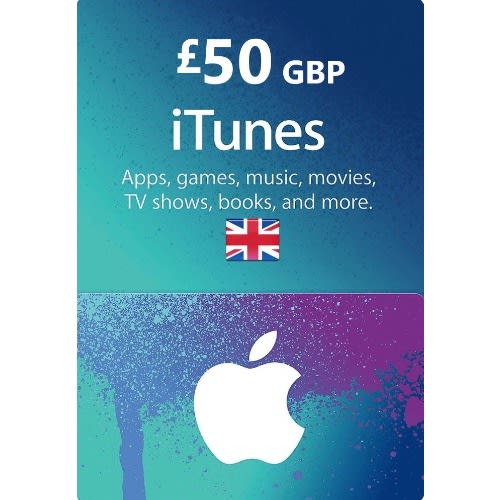 iTunes UK 50£ Gift Card