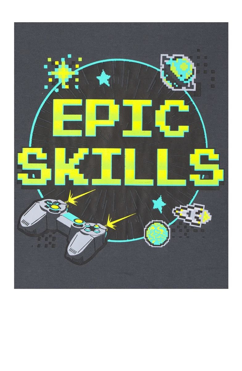 Boys Glow Video Game Wifi Snug Fit Cotton Long Sleeve Pyjamas Sleepwear