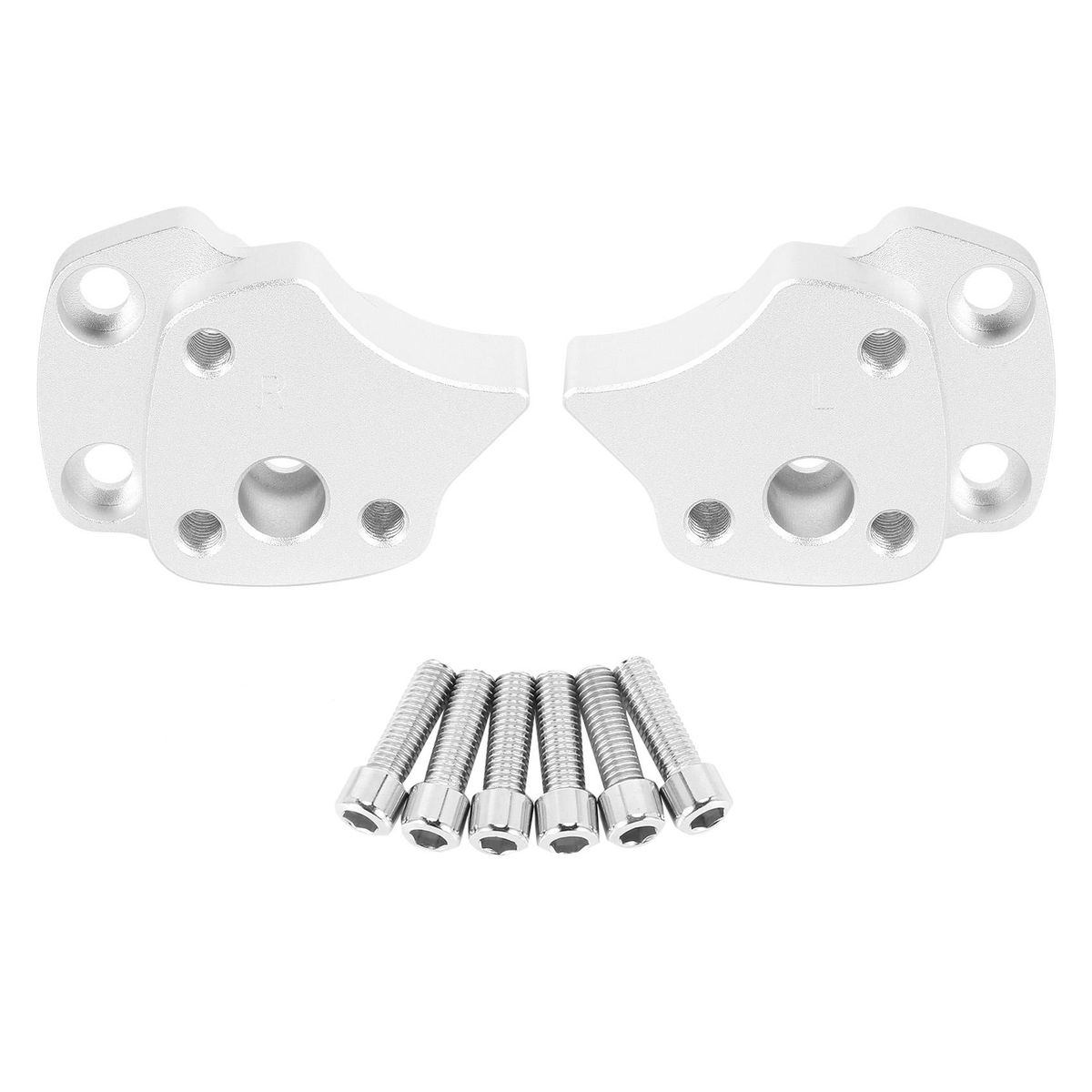 25mm Handlebar Riser for Yamaha FJR1300 FJR 1300 2001-2005 Silver