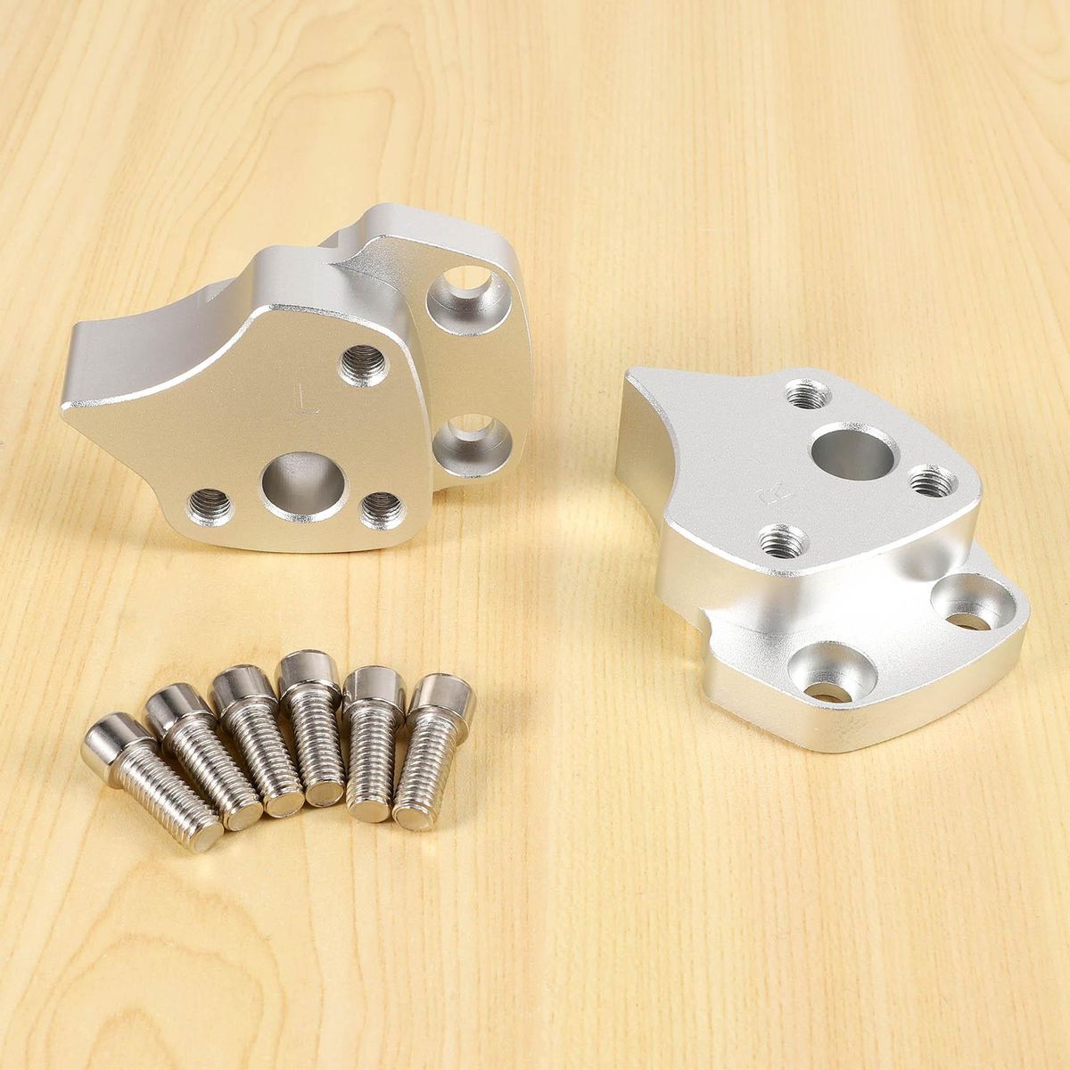 25mm Handlebar Riser for Yamaha FJR1300 FJR 1300 2001-2005 Silver