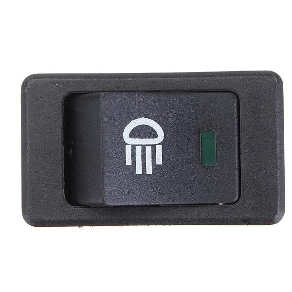 12V 35A Car Truck Boat Fog Light Rocker Switch LED Light Dash Board Toggle 4Pin Green