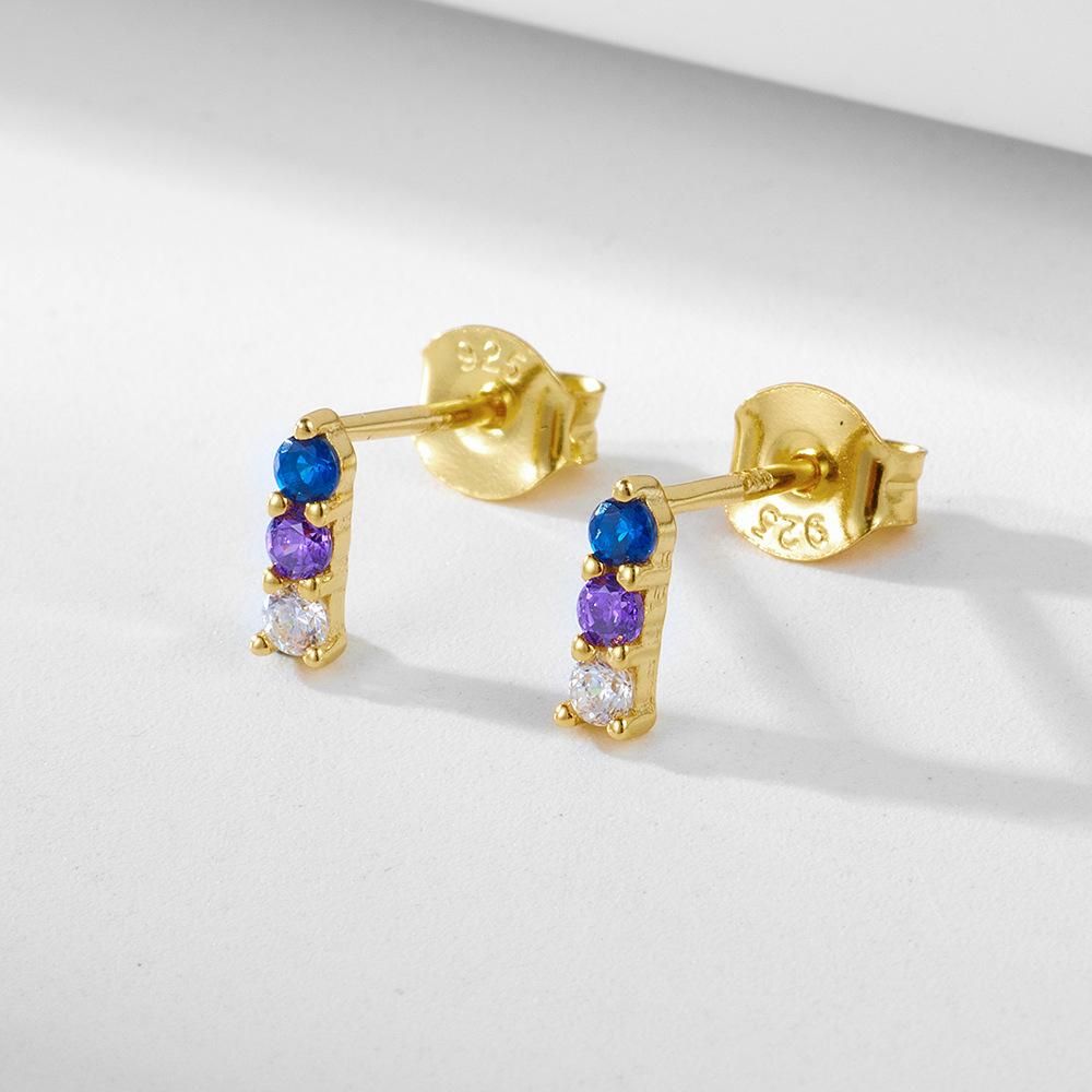 Light Luxury High Grade Turquoise Water Drops Earrings Earrings s925 Sterling Silver Earrings