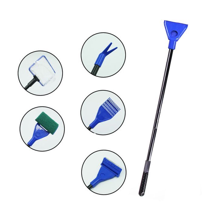 5 In 1 Multi-Function Aquarium Fish Tank Cleaning Tool
