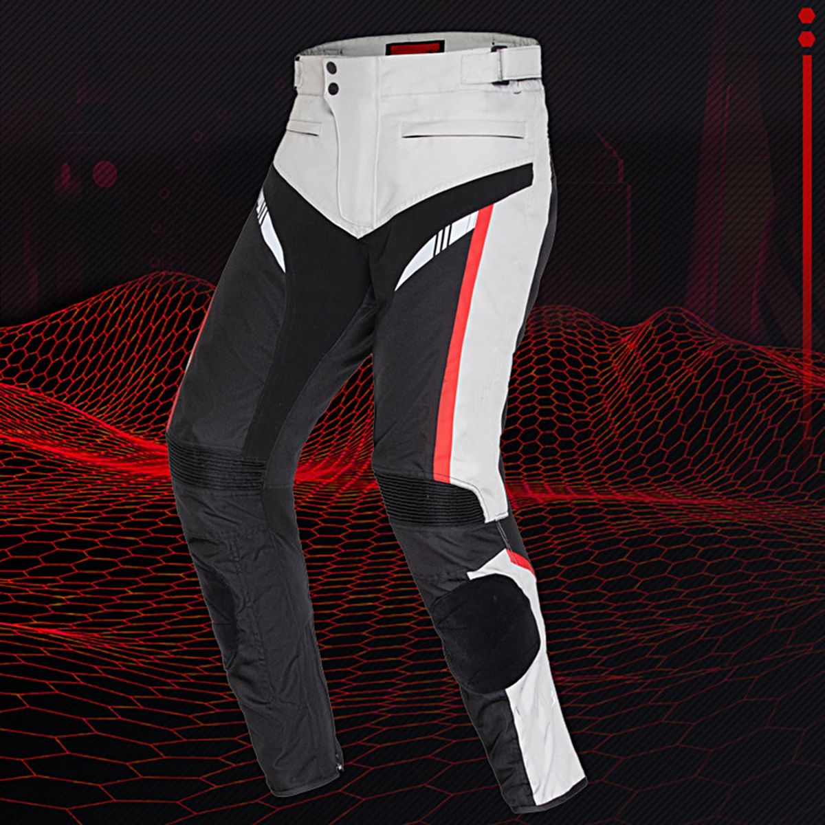 Motorcycle Pants Men Outdoor Motorbike Trousers Grey