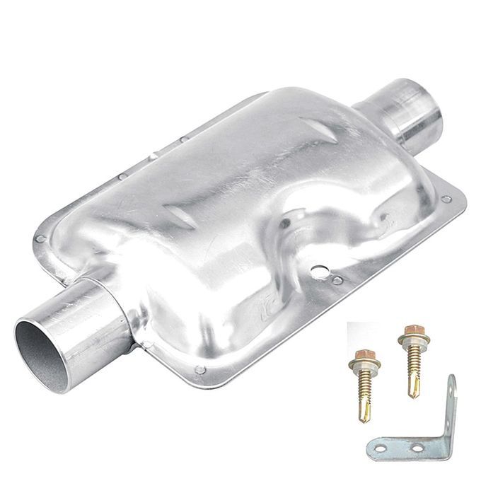 120 M Stainless Steel Exhaust Hose 25mm Exhaust Parking Heater With  Uffer-silver