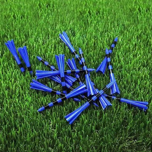 Plastic Golf Tees Pack Of 50 Reduces Friction &