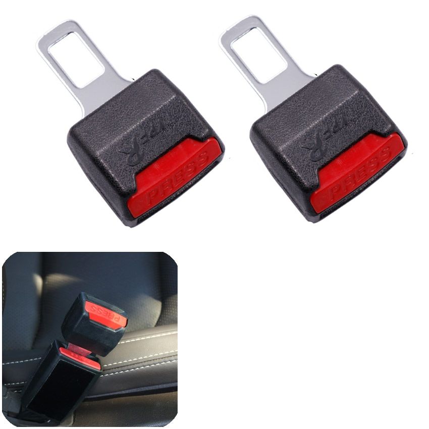 2Pcs Car Safety Belt Extender Safety Seatbelt Lock Buckle