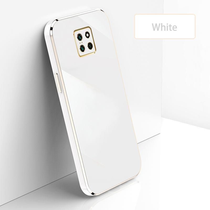 Ultra Thin Plating Phone Case for Huawei Mate 20 Pro Lens Protection soft Phone Back Cover-White