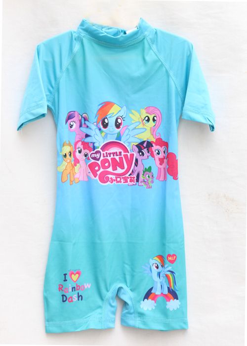My Little Pony Character Swim Trunk - Blue