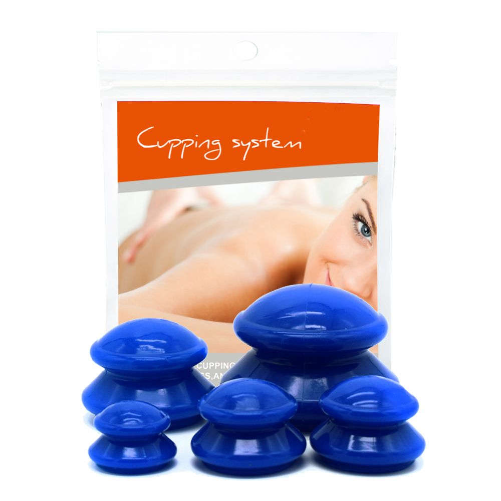 Body For Food Therapy Legs Suction Arms Anti Cups Back Massage 5PCS Cellulite Promotional Grade Cup Silicone Cup Set